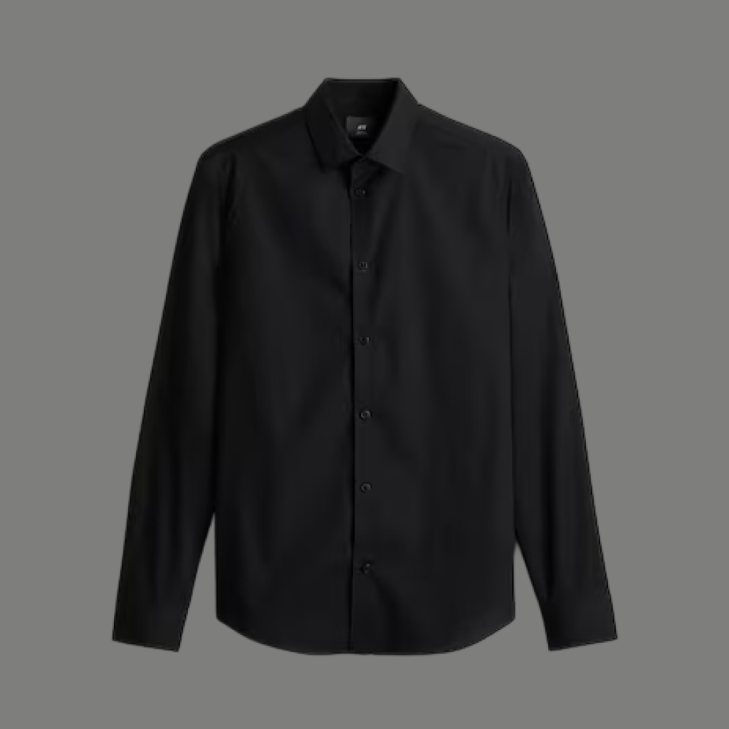 Tailored Fit Long Sleeve Dress Shirt
