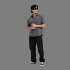 Relaxed Fit Vintage Wash Denim Shirt