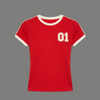 Heritage Graphic Fitted Ringer Tee