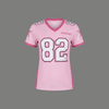 Modern Fitted Athletic Number Print Top