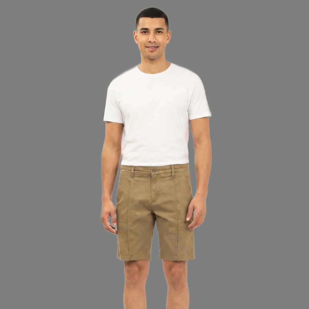 Relaxed Fit Straight Leg Chino Shorts