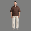 Relaxed Fit Short Sleeve Cuban Collar Shirt