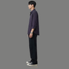 Classic Long Sleeve Vertical Pinstripe Button Shirt
