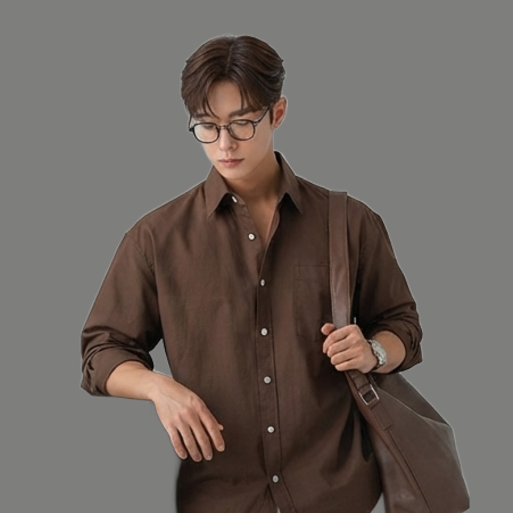 Classic Long Sleeve Linen Pocket Button Down