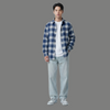 Relaxed Fit Plaid Long Sleeve Casual Shirt