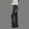 Oversized Wide Leg Paneled Flare Jeans