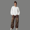 Relaxed Fit Vintage Tinted Baggy Denim Jeans