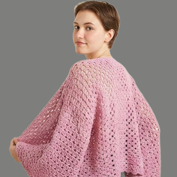 Open Front Crochet Tie Front Bell Sleeve Cardigan