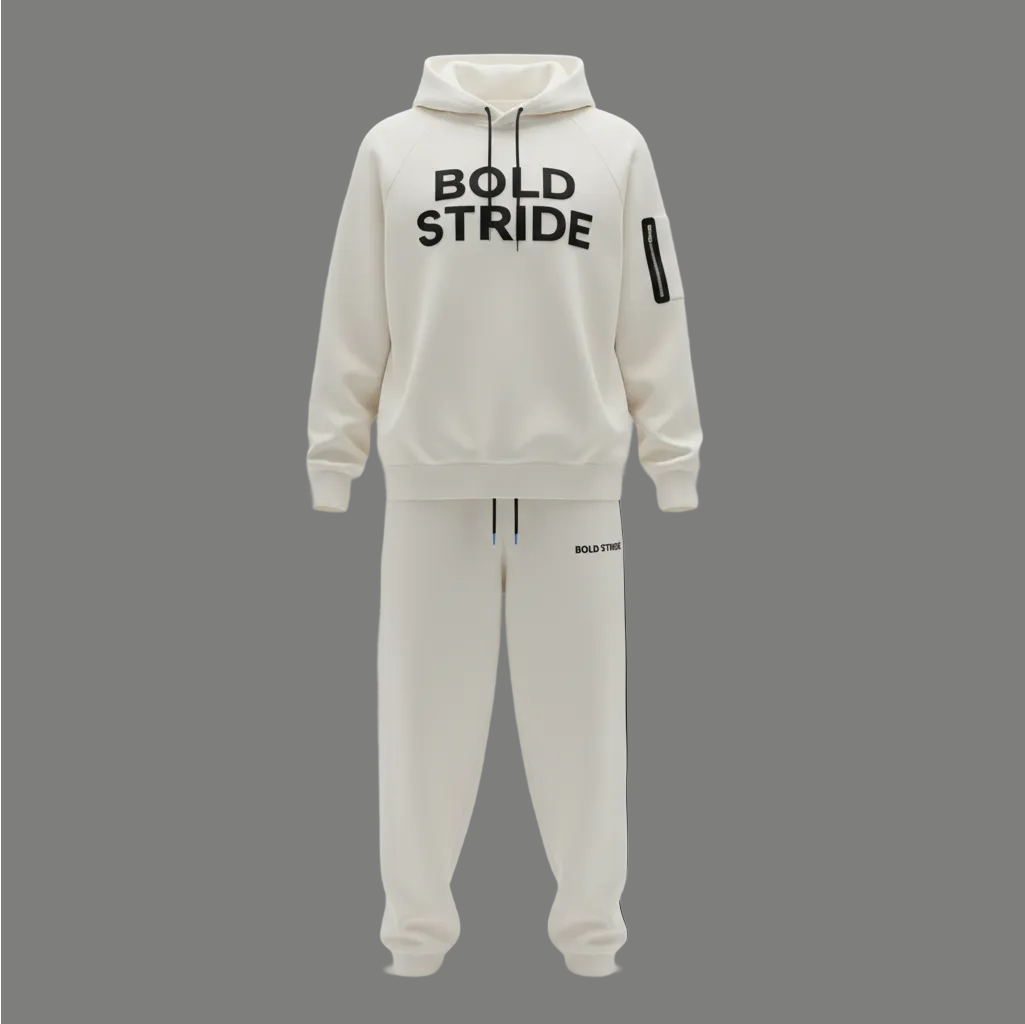 Glacier Ivory Hoodie & Trouser - Boldstride