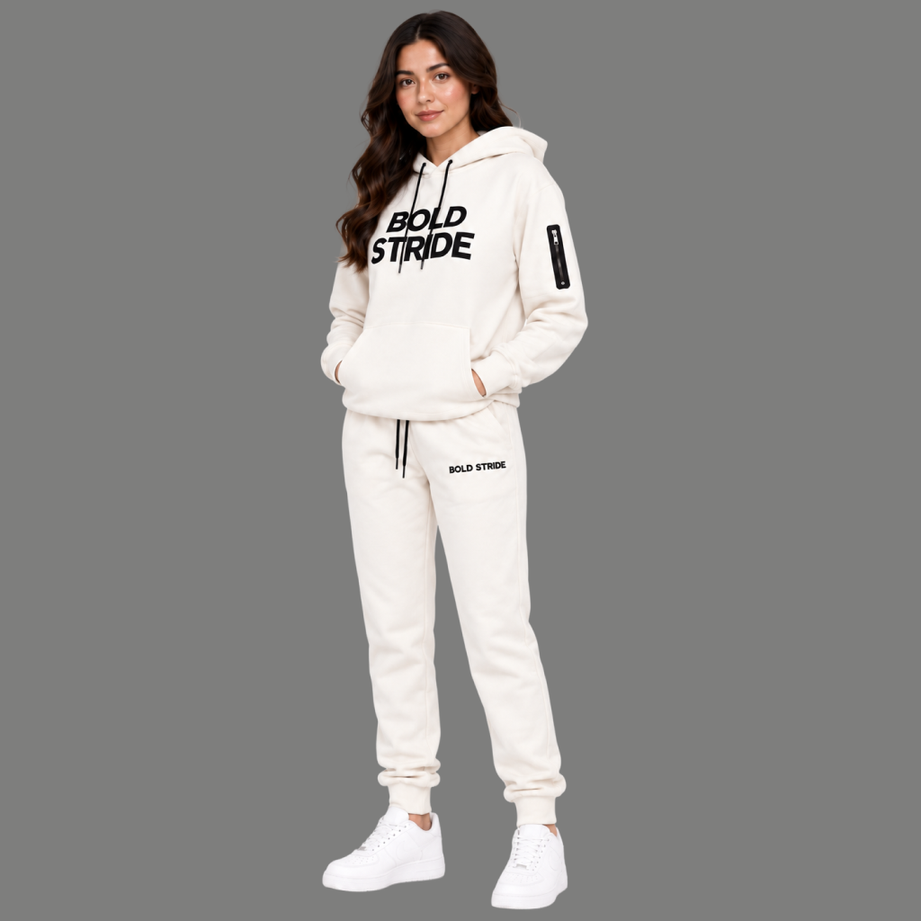 Glacier Ivory Hoodie & Trouser - Boldstride