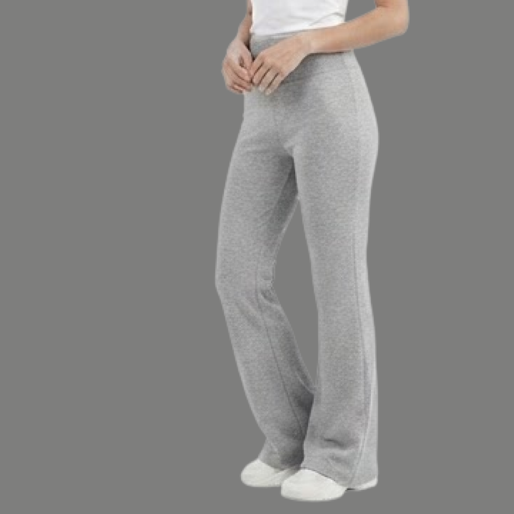 High Rise Athletic Drawstring Flared Trousers