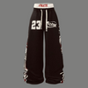 High Waist Graphic Print Wide Leg Sweatpants