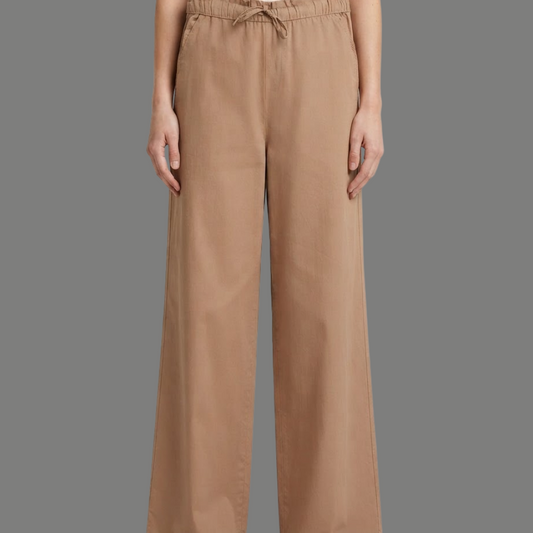 Cream Wide Legs Trouser