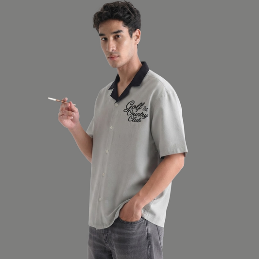 Grey Golf Resort Shirt