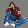 Frayed-Seam Wide Leg Jeans – Mid Blue