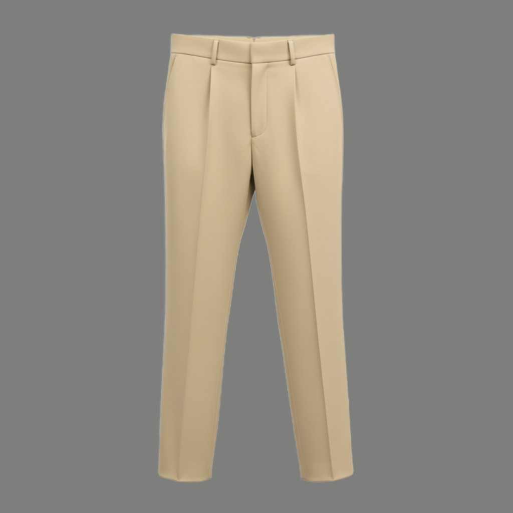 Classic Double Pleated Tailored Fit Dress Pant