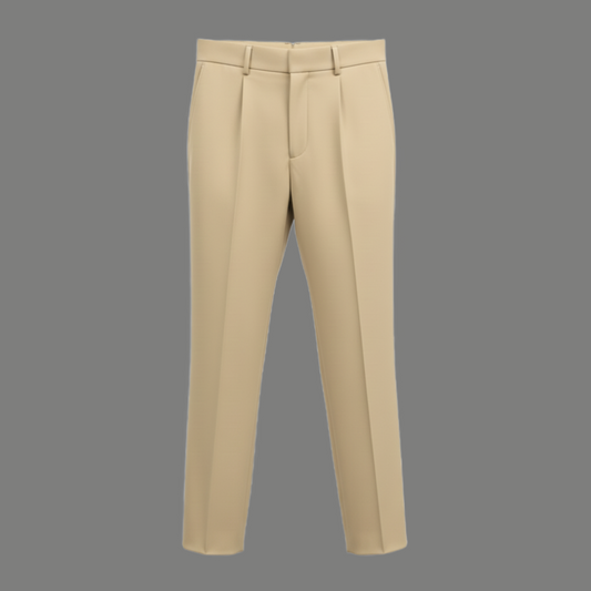 Classic Double Pleated Tailored Fit Dress Pant