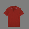 Urban Contrast Trim Button Polo Top