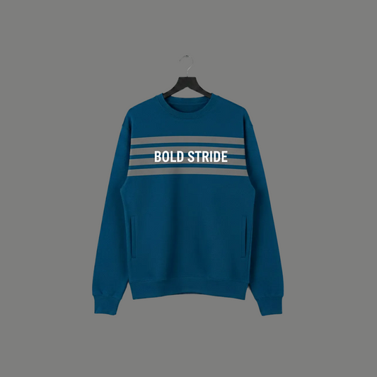 Arctic Stripe Sweatshirt - Boldstride - flat lay