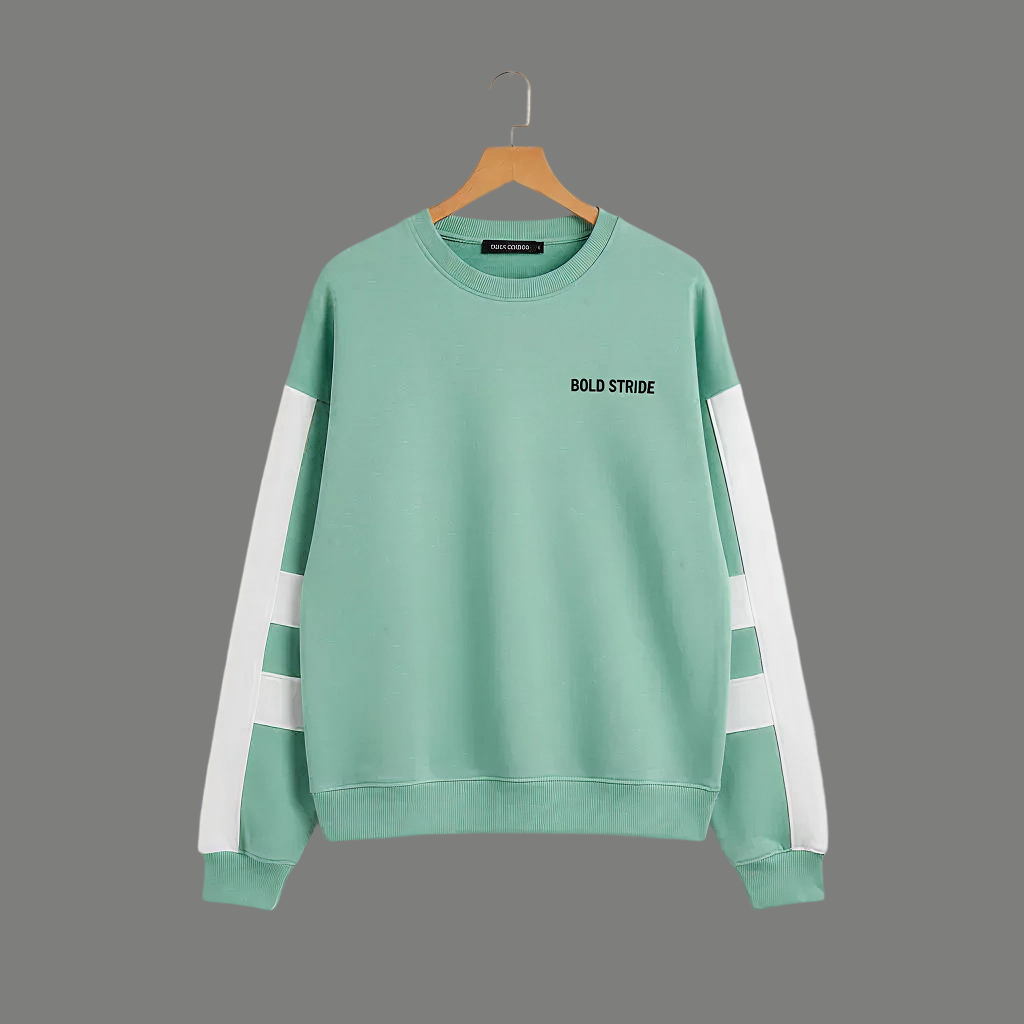Mintveil Colorblock Sweatshirt - Boldstride - flat lay
