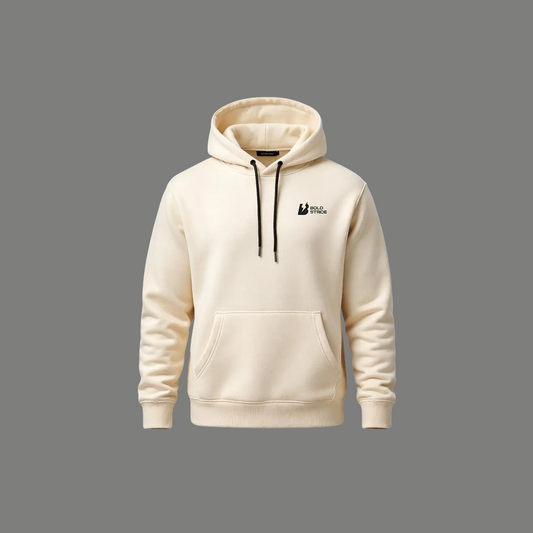 Cloudpeak Cream Hoodie - Boldstride - flat lay