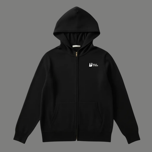 Nightfrost Zip Hoodie - Boldstride - flat lay