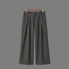 Tailored Pinstripe Double Pleated Baggy Pants