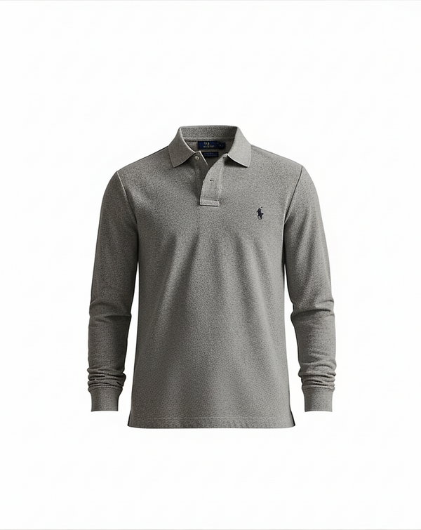 Knitted full Sleeve Polo