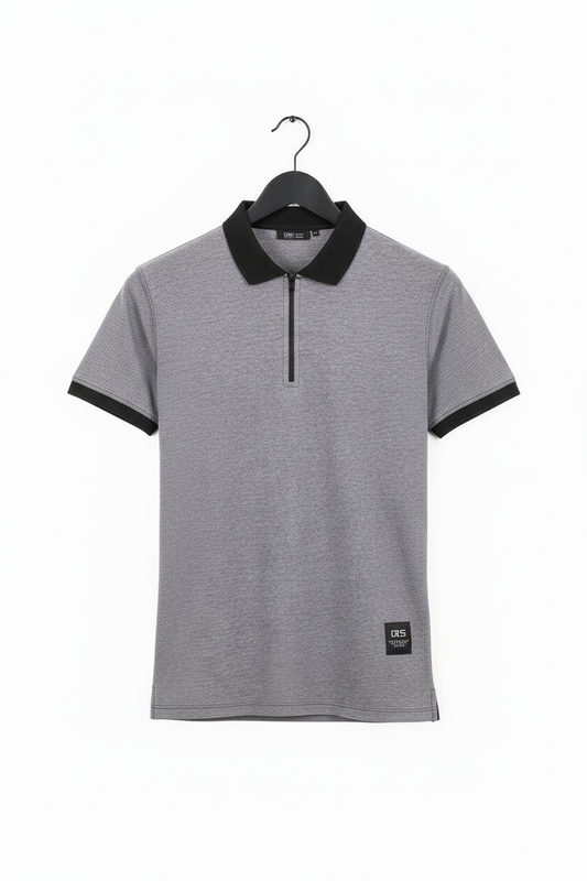 Quater Zipper Relax Fit T-Polo
