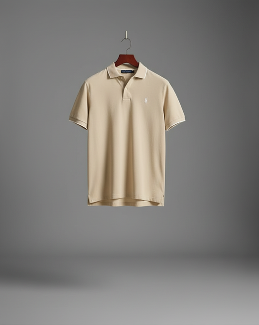 Relaxed Fit Knitted T-polo