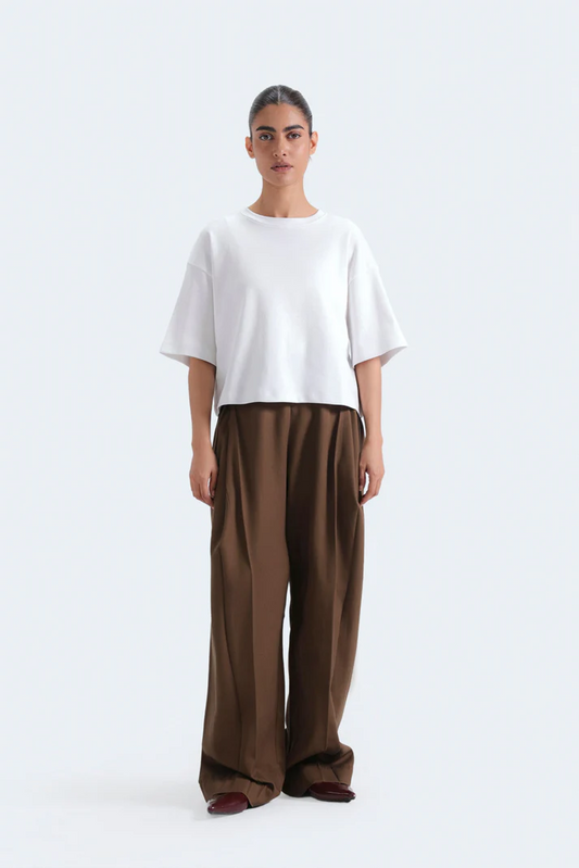 Relaxed Fit Wide Legs Trouser