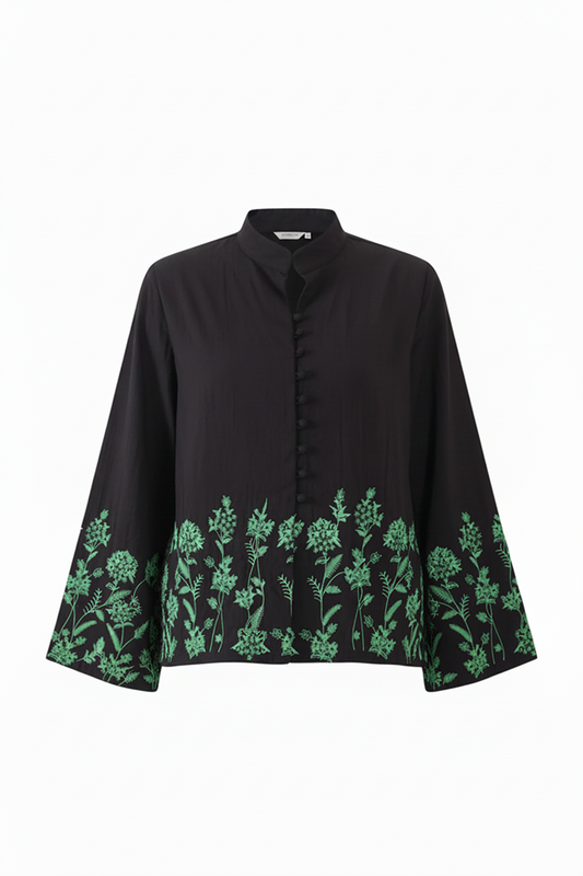 Textured Button-Down Shirt