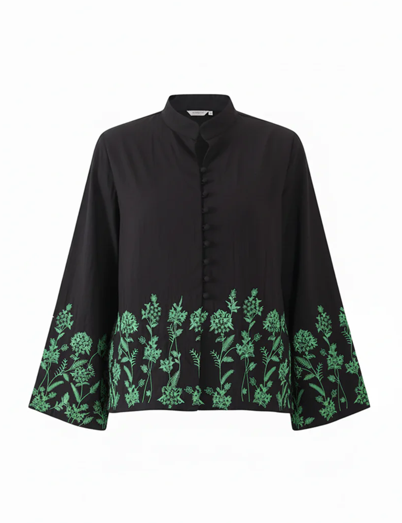 Textured Button-Down Shirt