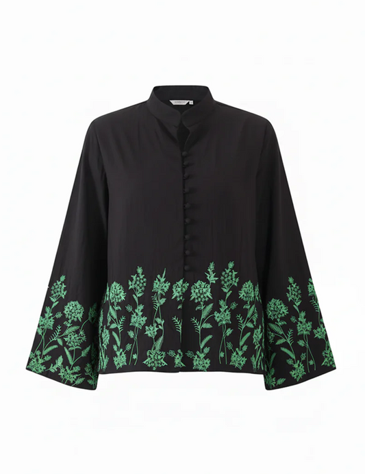 Textured Button-Down Shirt