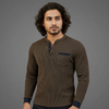 Two-Tone Tech-Knit Henley