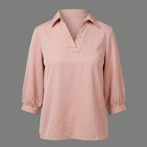 Classic V Neck Women Summer Top
