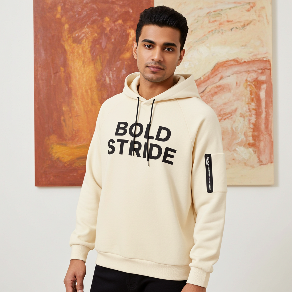 Vanilla Zip Style Hoodie