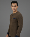 Two-Tone Tech-Knit Henley