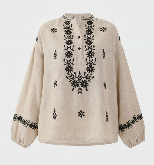 Geometric Tunic fusion top