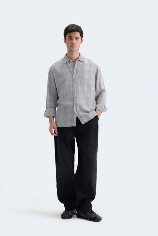 Striped Knit Polo Shirt – Short Sleeve